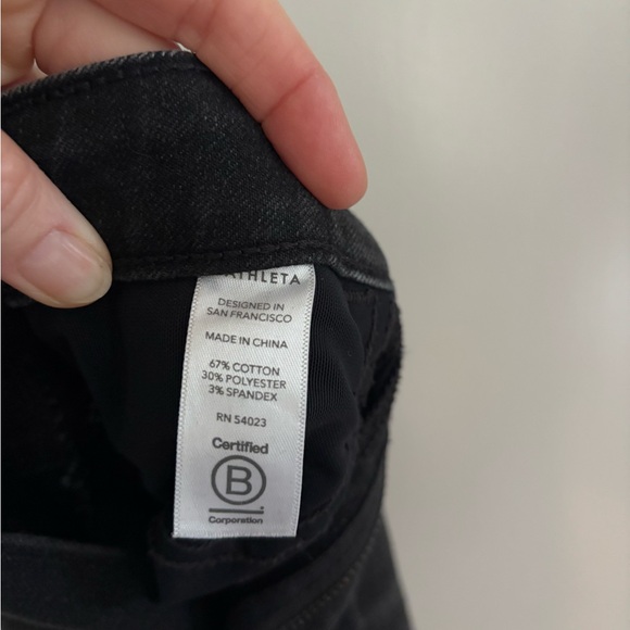 Athleta Sculptek Ultra Skinny High Rise Zip Ankle Jeans Sz6-excellent condition - Picture 5 of 8
